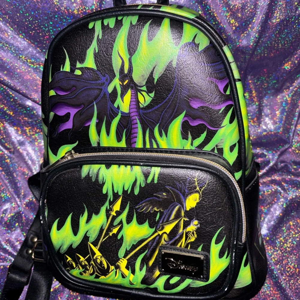 Malificent Backpack & Wallet - Picture 2 of 16
